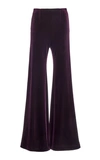 GALVAN WINTER SUN VELVET WIDE-LEG TROUSERS