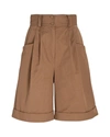 AJE Parity Cuffed Cotton Twill Shorts,060059165389