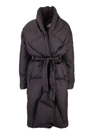 KHRISJOY dressing gown COAT IN BLACK