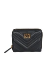 PINKO PINKO QUILTED WALLET IN BLACK