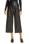 SELF-PORTRAIT FAUX LEATHER CULOTTES,AW20-149A