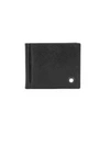 ORCIANI BLACK LEATHER WALLET,SU0043BSF NER