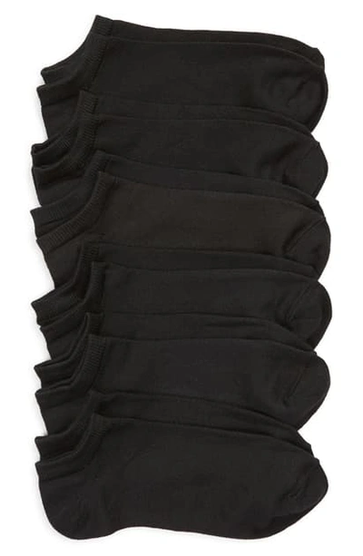 Hue 6-pack Supersoft Liner Socks In Black