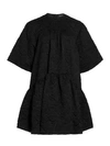 SIMONE ROCHA WOMEN'S SHORT GATHERED CLOQUE DRESS,0400012708633