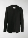 MAISON MARGIELA COLLARLESS SINGLE-BREASTED BLAZER,15416131