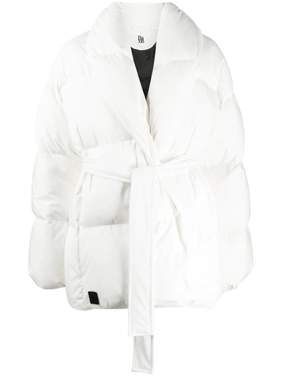 Bacon Dada Amedeo Oversized Puffer Jacket In White