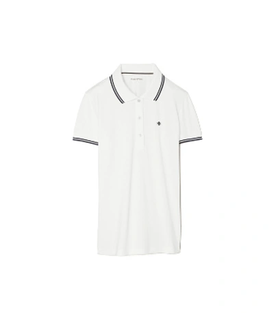 Tory Sport Tech Piqué Polo In Snow White