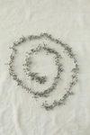 Anthropologie Jingle Bell Garland In Silver