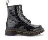 DR. MARTENS' 1460 8-HOLES COMBAT BOOT MADE OF BLACK PATENT LEATHER WITH CROCODILE PRINT,PASCAL-26262001-BLAC