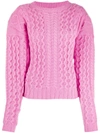 ANDAMANE CABLE-KNIT JUMPER