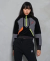 SUPERDRY WOMEN'S SPORTSTYLE ENERGY FUNNEL SWEATSHIRT BLACK - SIZE: 12,210262300057202A020