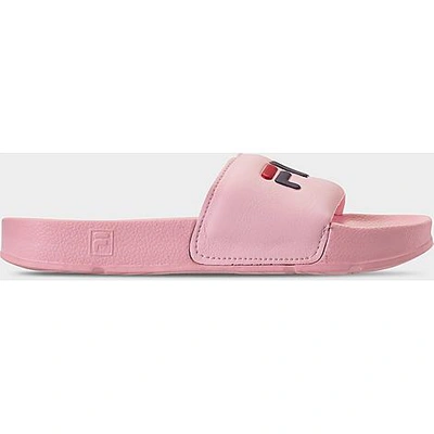 Fila Women's Drifter Slide Sandals In Pink