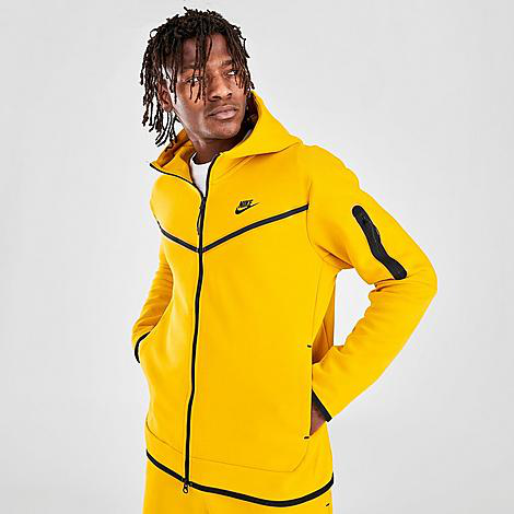 yellow nike tech hoodie