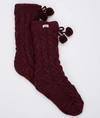 UGG POM POM FLEECE LINED CREW SOCKS