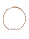 SUZANNE KALAN 18KT ROSE GOLD DIAMOND BRACELET