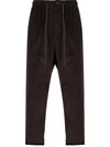 MAISON FLANEUR CORDUROY DROP-CROTCH TROUSERS