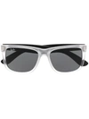 Ray Ban Justin Classic Rectangular Frame Sunglasses In Grey