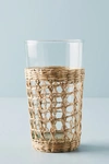 ANTHROPOLOGIE SEAGRASS-WRAPPED HIGHBALL GLASSES, SET OF 4 BY ANTHROPOLOGIE IN CLEAR SIZE S/4TUMBLER,45312533AP