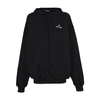 BALENCIAGA BOMBER ZIP UP HOODIE,BAL2753GBCK