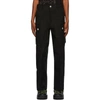 SANKUANZ SANKUANZ BLACK RIPSTOP CARGO PANTS