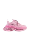 Balenciaga Triple S Low Top Sneaker In Pink