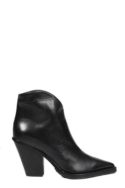 Aldo Castagna Pointed Ankle Boots In Nero