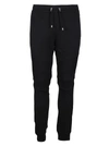 BALMAIN BLACK COTTON TRACK PANTS,11559807