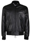 OFF-WHITE AGREEMENT LEATHER BOMBER,11559330