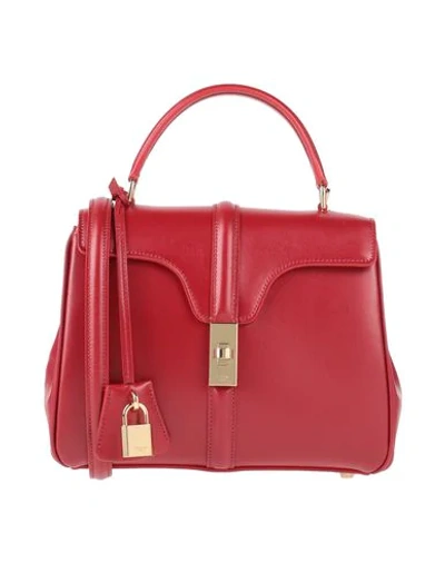 Celine Handbag In Red
