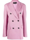 ROCHAS DOUBLE-BREASTED FITTED COAT