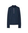 Tory Sport Tory Burch Seamless Half-zip Pullover In Tory Navy