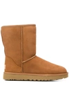 Ugg Classic Short Ii Ankle Boots In Chestnut-brown In Brown