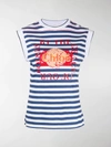 CHLOÉ HORIZONTAL-STRIPE TANK TOP,15633957