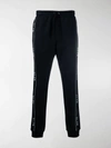 VALENTINO LOGO TAPE TRACK TROUSERS,15283925