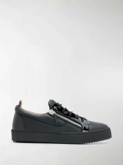 Giuseppe Zanotti Frankie Low-top Sneakers In Black