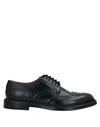 Doucal's Lace-up Shoes In Dark Blue