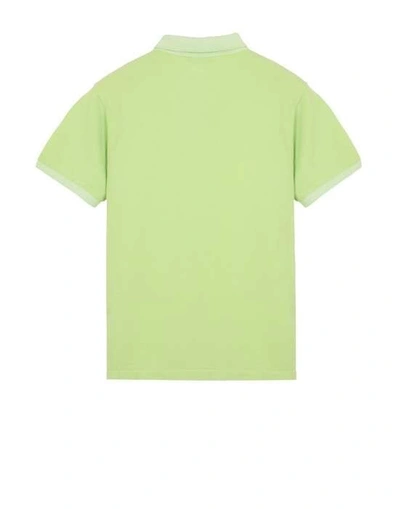 Stone Island 22s67 Pigment Dyed Polo Light Green