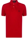 Polo Ralph Lauren Classic Fit Mesh Polo Shirt In Red