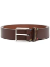 PS BY PAUL SMITH CONTRAST STITCHING BUCKLE BELT