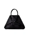 Akris Punto Small Ai Braided Leather Tote In Black