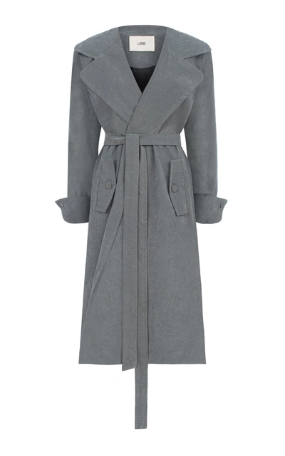 Lebrand Belted Salo Trench In Green