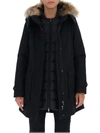 WOOLRICH WOOLRICH LAYERED HOODED PARKA COAT