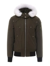 Moose Knuckles Ballistic Bomber Jacket In Green In Green