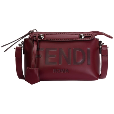 Fendi Women's Handbag Cross-body Messenger Bag Purse  By The Way Mini In Red