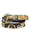 VERSACE JEANS COUTURE COUTURE BELT WITH BAROQUE LOGO PRINT,11560322