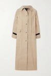 KASSL EDITIONS ORIGINAL COATED-COTTON TRENCH COAT