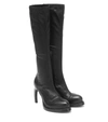 ANN DEMEULEMEESTER LEATHER KNEE-HIGH BOOTS,P00486542