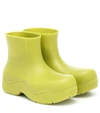 Bottega Veneta Puddle Rubber Ankle Boots In Brown