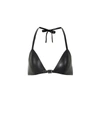 SAINT LAURENT LATEX BIKINI TOP,P00508215