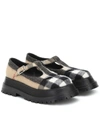 BURBERRY ALDWYCH CHECKED MARY JANE LOAFERS,P00508894